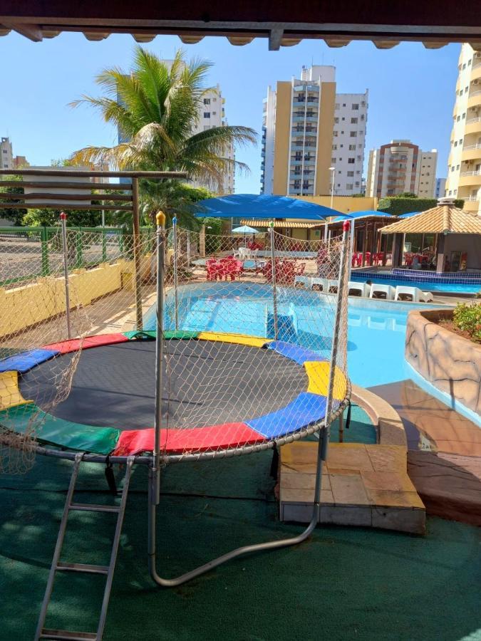 Flat Com Parque Aquatico Aparthotel Caldas Novas Bagian luar foto